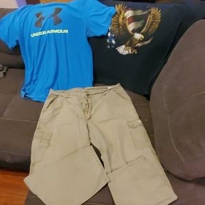 MENS WORK CLOTHES LOT **USED CONDITION**